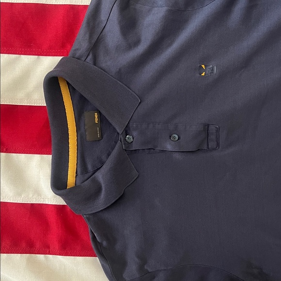 Fendi Navy Polo Shirt - Picture 3 of 6